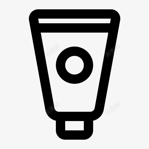 防晒霜瓶子乳液图标svg_新图网 https://ixintu.com 乳液 旅行 油瓶 瓶子 线路 防晒霜