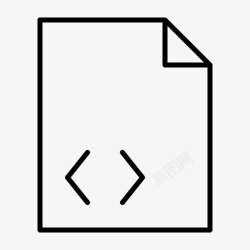 分页代码页代码编码文档图标高清图片