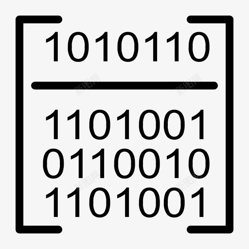 数据扫描二进制数据搜索错误图标svg_新图网 https://ixintu.com 二进制数据 云计算和网络 位数据扫描 搜索错误 数据扫描