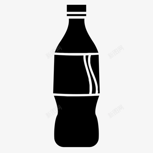 可乐瓶子饮料图标svg_新图网 https://ixintu.com 可乐 瓶子 苏打水 食物 食物和饮料铭文 饮料