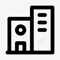 商业建筑中心商业建筑中心图标高清图片