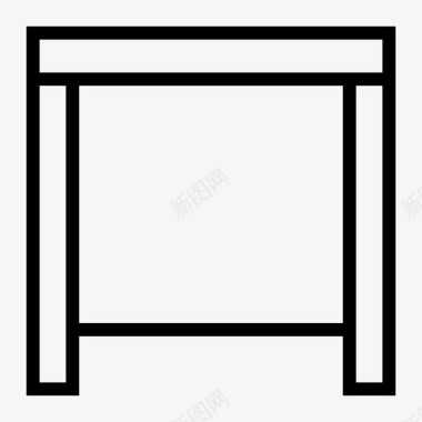 凳子卧室家具图标图标