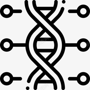遗传学生物工程13线性图标图标