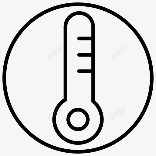 体温计发烧健康检查图标svg_新图网 https://ixintu.com 体温 体温计 健康检查 医疗用具 发烧 水银温度计