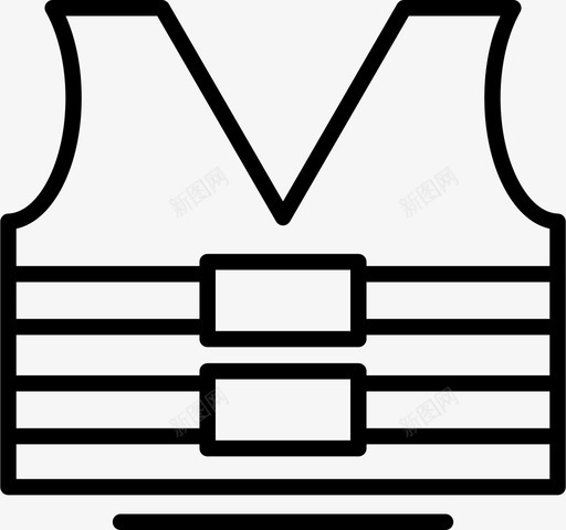 装甲军队装备图标svg_新图网 https://ixintu.com 军队 背心 装备 装甲 钢板背心
