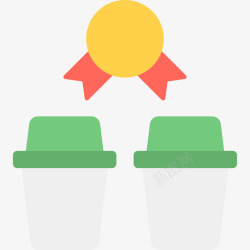 咖啡奖励奖励咖啡店业务单位图标高清图片