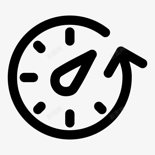 计时器秒表时间图标svg_新图网 https://ixintu.com 时间 秒表 计时器