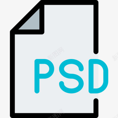 Psd63号线性颜色图标图标