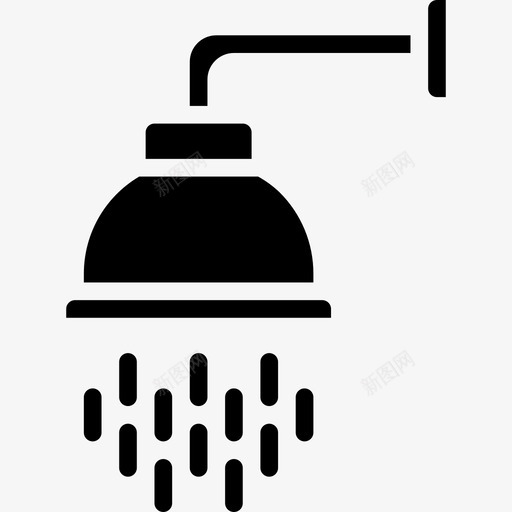 淋浴水管工工具9填充图标svg_新图网 https://ixintu.com 填充 工具 水管 淋浴 管工