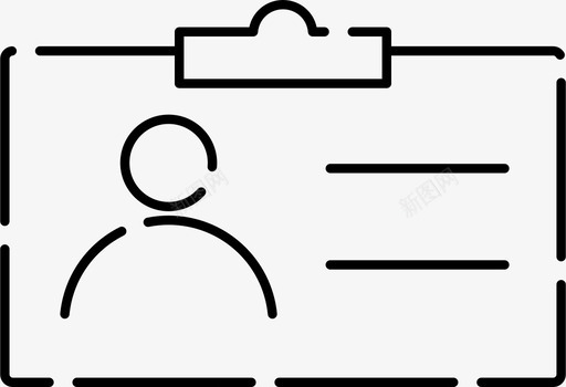 员工员工卡身份证图标svg_新图网 https://ixintu.com 员工 员工卡 身份证