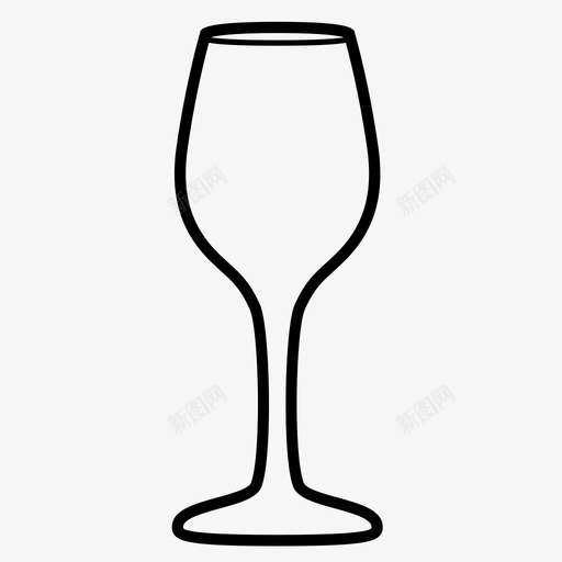 采购产品白葡萄酒杯白葡萄酒杯酒吧图标svg_新图网 https://ixintu.com 产品 玻璃器皿 白葡萄 葡萄 酒具 酒吧 酒杯 采购