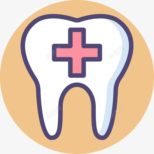 医疗援助牙科24线性颜色图标svg_新图网 https://ixintu.com 医疗 援助 牙科 线性 颜色