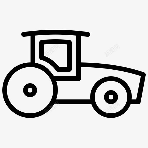 拖拉机设备农场图标svg_新图网 https://ixintu.com 农场 拖拉机 设备 车辆 运输