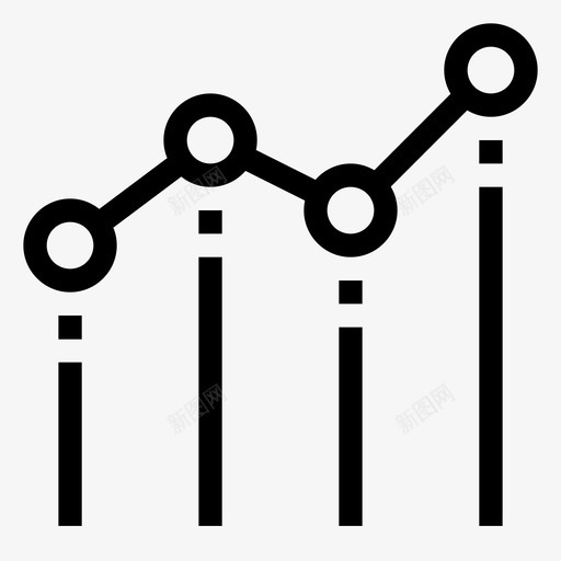 折线图分析业务图标svg_新图网 https://ixintu.com 业务 分析 折线 线图 统计 财务