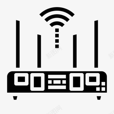 路由器5g家电电子图标图标