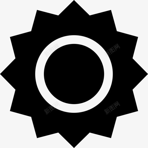 太阳天气169充满图标svg_新图网 https://ixintu.com 充满 天气169 太阳