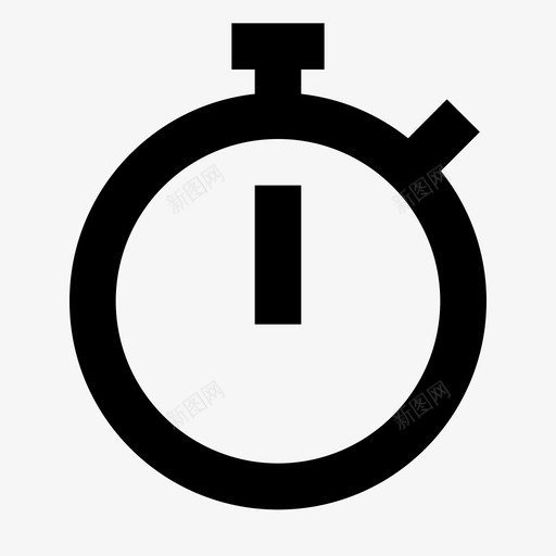 秒表日历时间图标svg_新图网 https://ixintu.com 日历 时间 秒表 计时器 闹钟