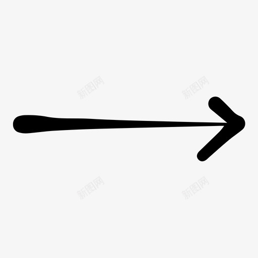 手绘箭头装饰性定向图标svg_新图网 https://ixintu.com 定向 导航 手绘 箭头 装饰性