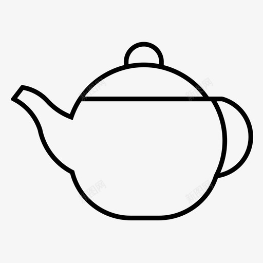 采购产品茶壶饮料中国茶图标svg_新图网 https://ixintu.com 中国 产品 家用 热茶 茶壶 设备 采购 饮料