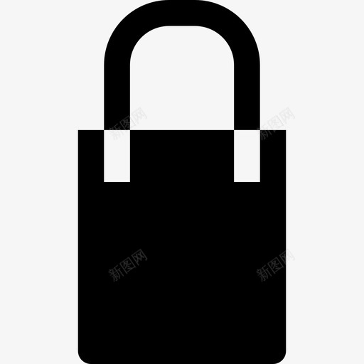 购物袋必需品14填充图标svg_新图网 https://ixintu.com 填充 必需品 购物袋