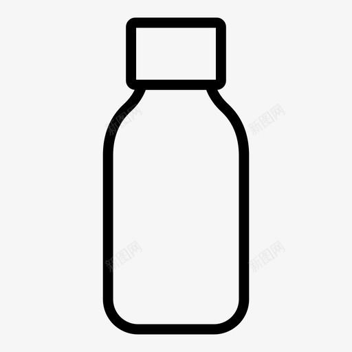 瓶瓶装饮料图标svg_新图网 https://ixintu.com 新鲜 水 瓶 瓶装 饮料