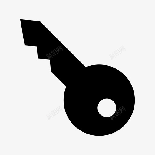 钥匙房子钥匙主钥匙图标svg_新图网 https://ixintu.com 安全 房子 打开 用户界面 钥匙
