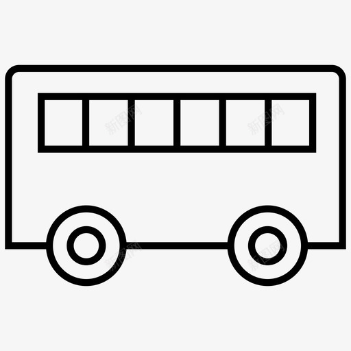 公共汽车汽车巴士自动驾驶图标svg_新图网 https://ixintu.com 公共汽车 城市 巴士 快车 汽车 自动 驾驶