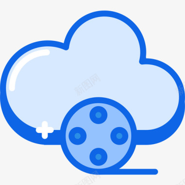 云科技15蓝色图标图标