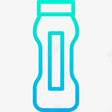 水瓶运动和游戏11梯度图标图标