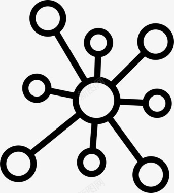 化学原子键图标图标