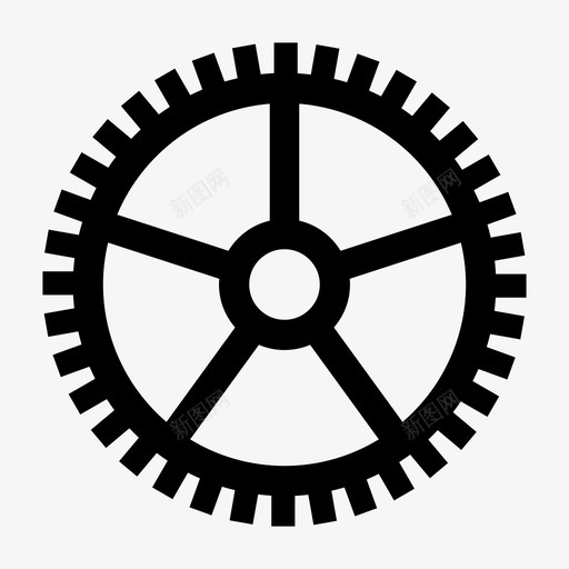齿轮开发制造图标svg_新图网 https://ixintu.com 制造 咨询 备件 开发 生产 销售 齿轮