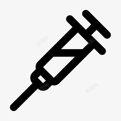 疫苗保健注射图标svg_新图网 https://ixintu.com 保健 医疗 医疗线样式 注射 疫苗