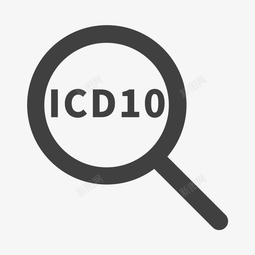 ICD10查询-线性svg_新图网 https://ixintu.com ICD10查询-线性