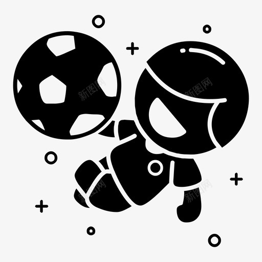 足球运动员足球伟大的梦想图标svg_新图网 https://ixintu.com 伟大的梦想 足球 足球运动员