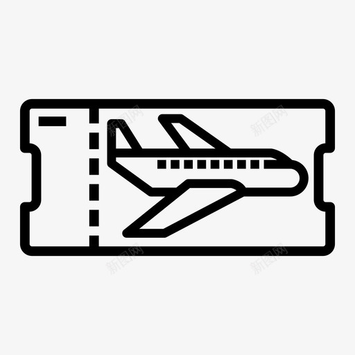 机票交通旅行图标svg_新图网 https://ixintu.com 交通 旅行 机票