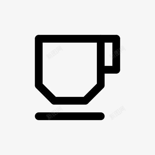 杯碟早餐咖啡图标svg_新图网 https://ixintu.com 咖啡 带圆盖的直线 早餐 杯碟 茶 马克杯
