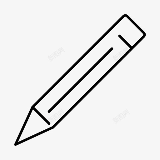 铅笔绘画学校图标svg_新图网 https://ixintu.com 学校 学校和教育 绘画 铅笔