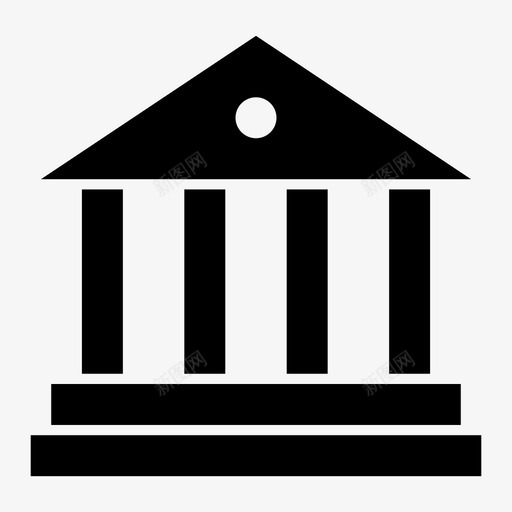 银行银行大楼银行服务图标svg_新图网 https://ixintu.com 银行 银行大楼 银行服务