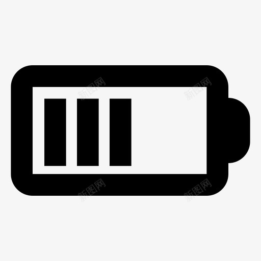 电池小工具gui图标svg_新图网 https://ixintu.com gui 小工具 电池 电源