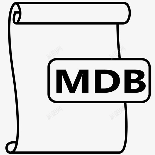 mdbaccess数据库文件图标svg_新图网 https://ixintu.com access mdb 数据库 文件 格式