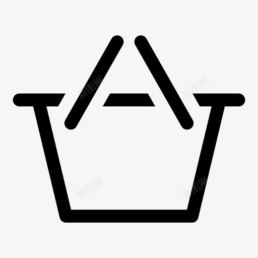 篮子市场购物图标svg_新图网 https://ixintu.com 商店 市场 手推车 折扣 推车 篮子 美元 购物 超市