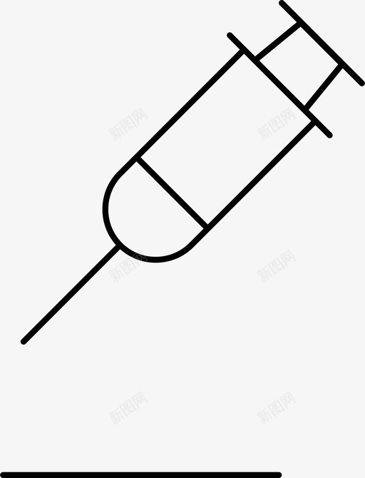 注射器健康医疗图标svg_新图网 https://ixintu.com 健康 医疗 注射器 疫苗 科学