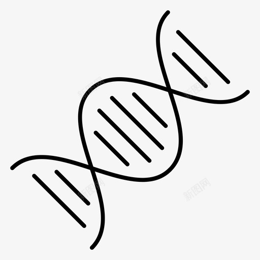 遗传学生物dna图标svg_新图网 https://ixintu.com dna 医学 医疗 技术 数字 生物 遗传学