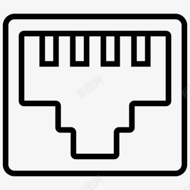 微晶片电脑晶片集成电路图标图标