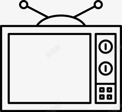 电视娱乐媒体图标图标