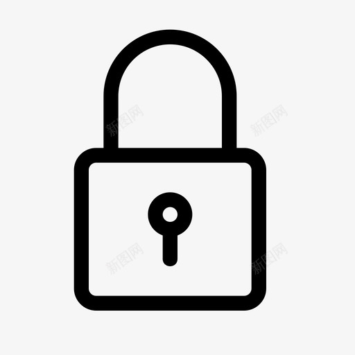 锁定加密密码图标svg_新图网 https://ixintu.com essentials ui-ux 加密 安全 密码 解锁 锁定 隐私