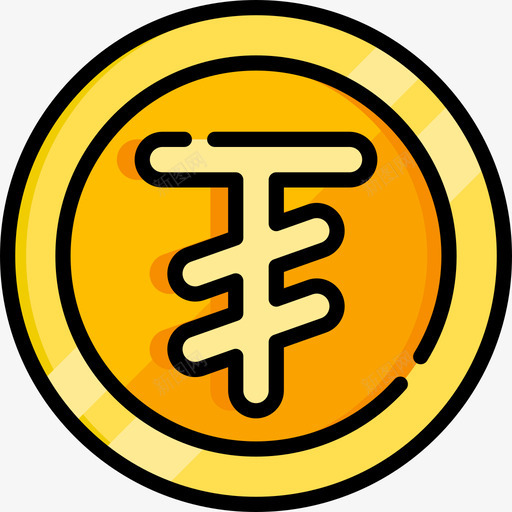 图格里克货币8线形颜色图标svg_新图网 https://ixintu.com 图格里克 线形颜色 货币8