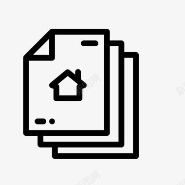 物业文件协议档案图标图标
