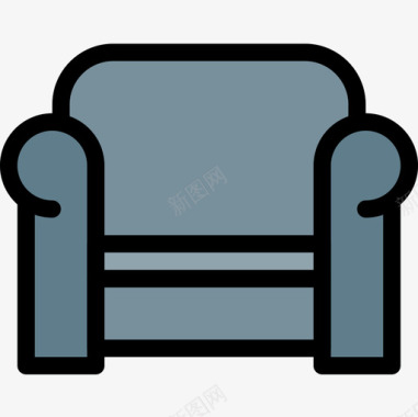 85色沙发家具图标图标