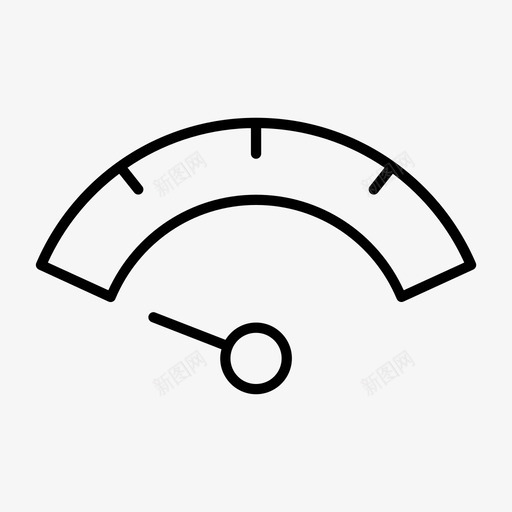 空表表计指示器图标svg_新图网 https://ixintu.com 度表 指示器 用户 空表 表计 速度 面板